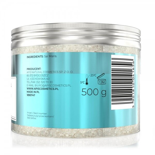 Apis Optima Krystaliczna Sól do Kąpieli z Morza Martwego 500g