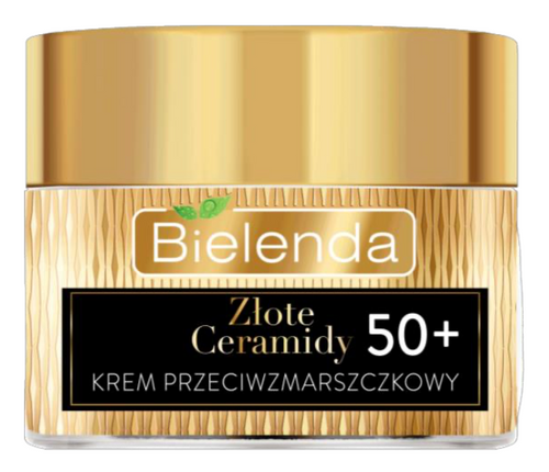 Bielenda Złote Ceramidy Liftingujący i Regenerujący Krem Przeciwzmarszczkowy 50+ na Dzień i Noc 50ml