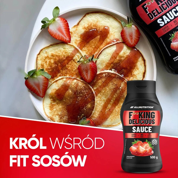 Allnutrition Fitking Delicious Sauce Niskokaloryczny Sos Truskawkowy 500g