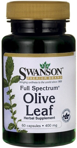 Swanson Olive Leaf 400mg for Immune & Antioxidant Support 60 Capsules