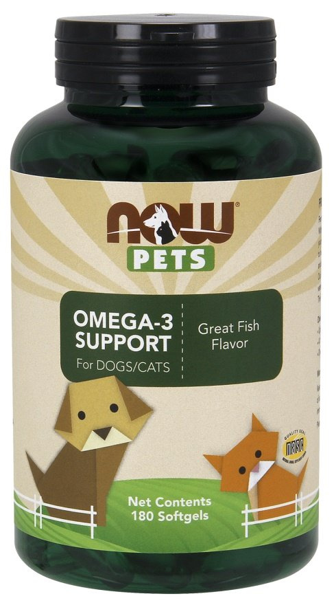 Now Foods Pets Omega-3 Support 180 Kapsułek