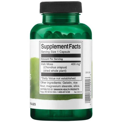 Swanson Mech Irlandzki 400mg na Dobre Samopoczucie 60 Kapsułek