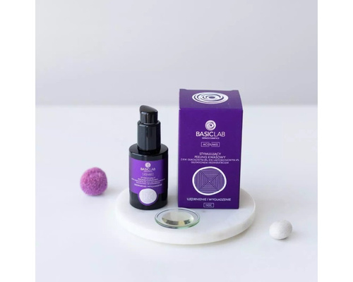 BasicLab Stymulujący Peeling Kwasowy Ujędrnienie i Wygładzenie 30ml