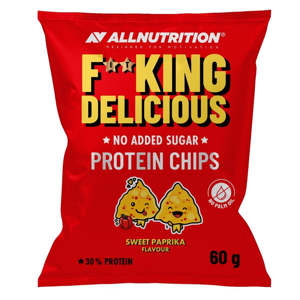 Allnutrition Fitking Delicious Protein Chips with Added Pea Protein Sweet Pepper 60g