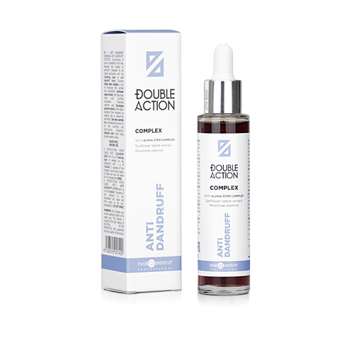Hair Company Double Action Anti Dandruff Complex Koncentrat Składników Aktywnych dla Skóry z Łupieżem 50ml