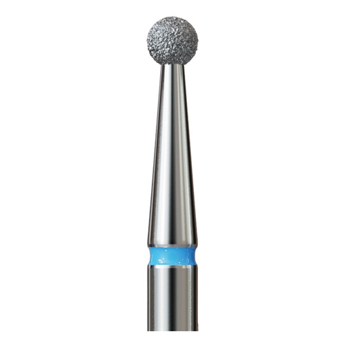 IQ Nails Diamond Nail Drill Bit Ball Shaped Medium Fine 2.1mm Abrasive Cuticle Removal 001.524.021 1 Piece