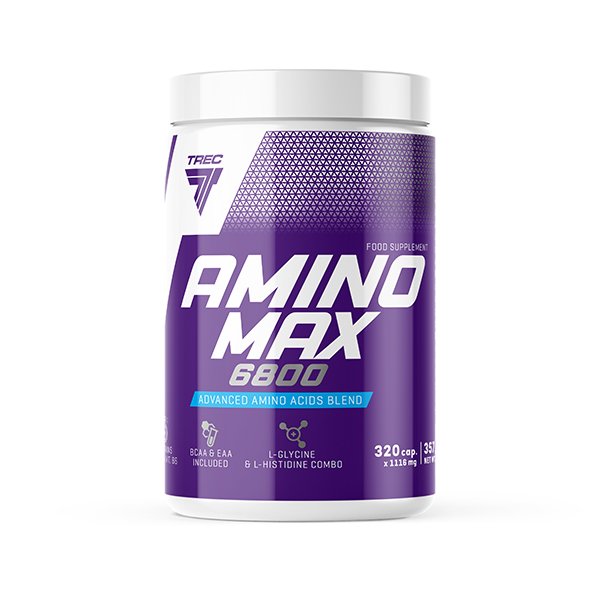Trec Nutrition Amino Max 6800 Kompleks Aminokwasów 320 kaps.