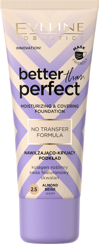 Eveline Better Than Perfect Nawilżająco-Kryjący Podkład 2.5 Almond Beige 30ml