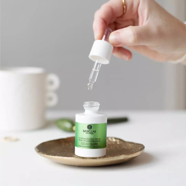 BasicLab Normalizing Anti-Blackhead Serum with 5% Azeloglycine and 1% BHA for Problematic Skin 15ml