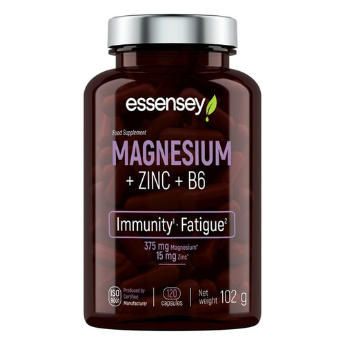 Essensey Magnez + cynk + B6 Kapsułki 120 kapsułek