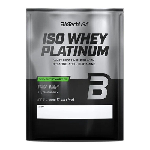 BioTechUSA Iso Whey Platinum, Pistachio - 22.5g (1 serving)