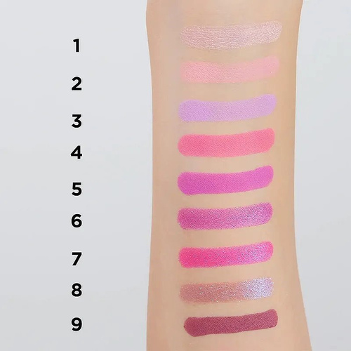 Eveline Eyeshadow Palette 9 Colors Look Up Neon Pink Eye Shadows 10.8g