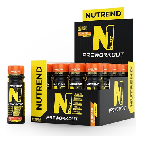N1 Shot, Orange Fire - 20 x 60 ml.