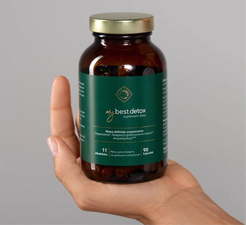 MyBestPharm MyBestDetox Oczyszczanie Organizmu Wsparcie 90 Kapsułek