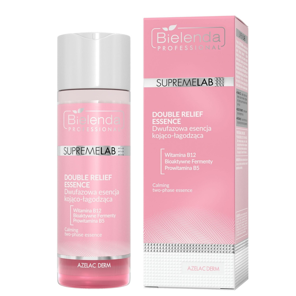 Bielenda Professional Supremelab Azelac Derm Dwufazowa Esencja Kojąco-Łagodząca do Skóry Wrażliwej i Reaktywnej 30ml