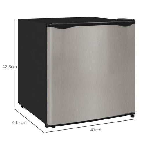 HOMCOM 35L Mini Freezer, -24℃ to -14℃ Temperature - Silver Tone