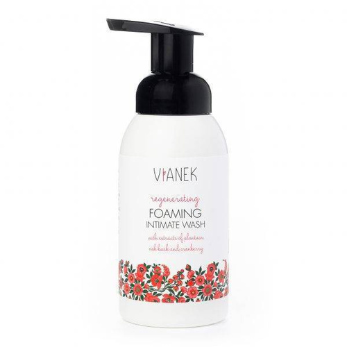 Vianek Regenerating Intymate Foam Wash with Plantain and Cranberry Extracts 300ml