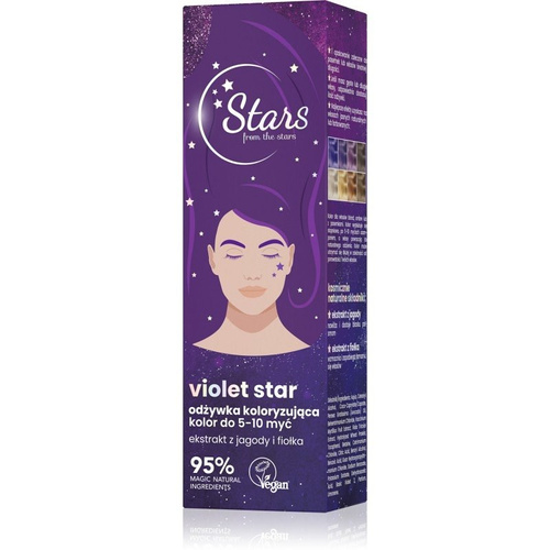 Stars from the Stars Violet Star Coloring Dyeing Conditioner Violet Shade 50ml