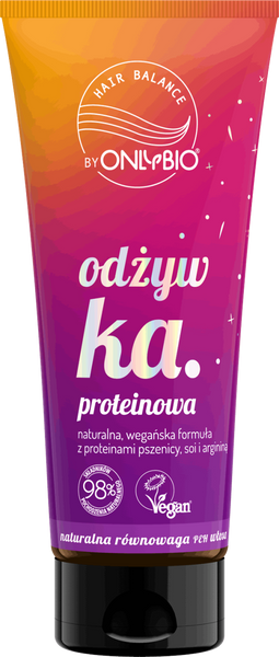 OnlyBio Hair In Balance Odżywka Proteinowa z Naturalną Wegańską Formułą 200ml