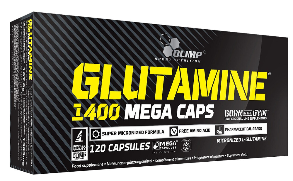 Glutamine Mega Caps - 120 caps