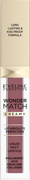 Eveline Wonder Match Hydrating Matte Liquid Lipstick 02 Candy 6.8ml
