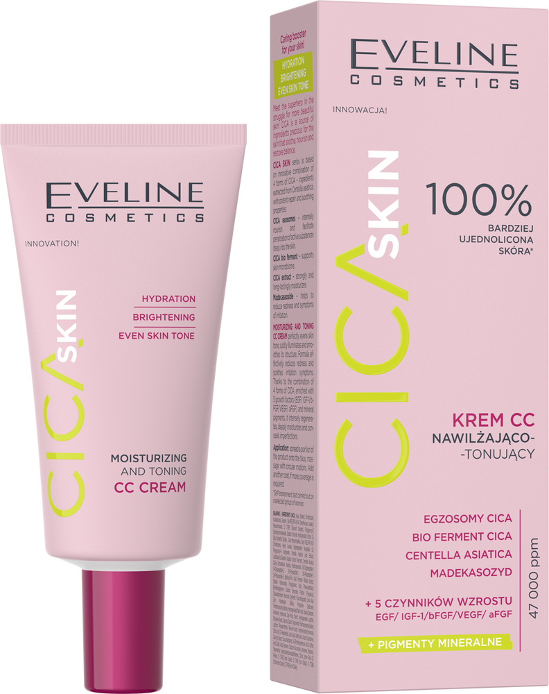 Eveline Cica Skin Krem CC Nawilżająco-Tonujący 30ml