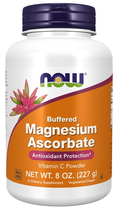 NOW Foods Askorbinian Magnezu Proszek 227g