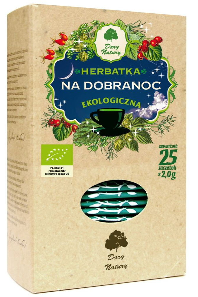 Dary Natury Organic Tea for Better Sleep with Wild Rose Hawthorn and Melissa 50g