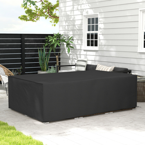 Outsunny 155 x 222cm Waterproof Furniture Cover - Black