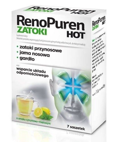 Aflofarm Renopuren Zatoki Hot  7 saszetek