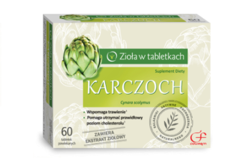 COLFARM Artichoke 30 Tablets supports the liver, helps in digestion