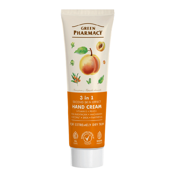 Green Pharmacy Hand Cream Peach 3in1 100ml