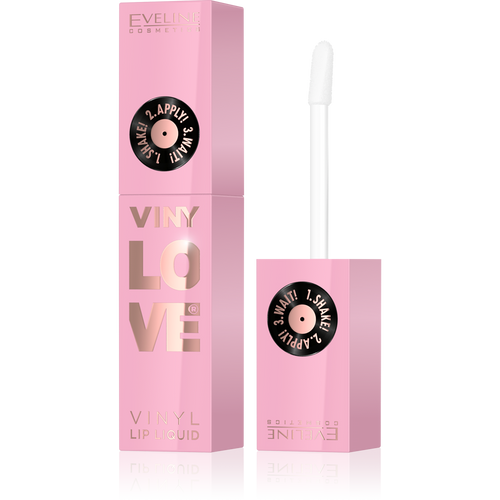 Eveline VinyLove Liquid Vinyl Lipstick with Gloss Effect No. 01 Pinky 4ml