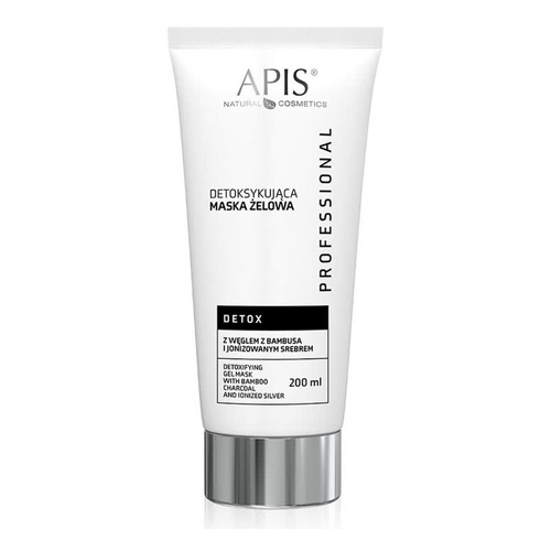 Apis Professional Detoksykująca Maska Żelowa z Węglem z Bambusa dla Cery Tłustej i Mieszanej 200ml