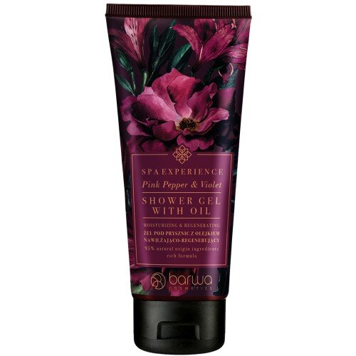 Barwa Spa Experience Moisturizing and Regenerating Shower Gel Pink Pepper and Violet 200ml