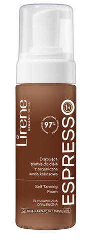 Lirene Perfect Tan Vegan Tanning Body Foam Espresso 150ml