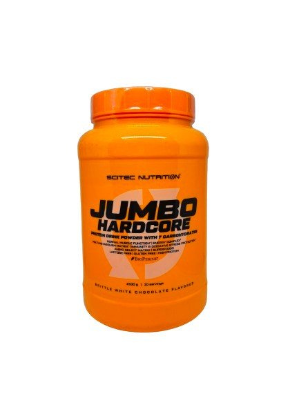 SciTec Jumbo Hardcore, Brittle White Chocolate - 1530g