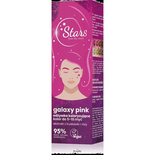 Stars from the Stars Galaxy Pink Odżywka Koloryzująca Odcień Różowy 50ml