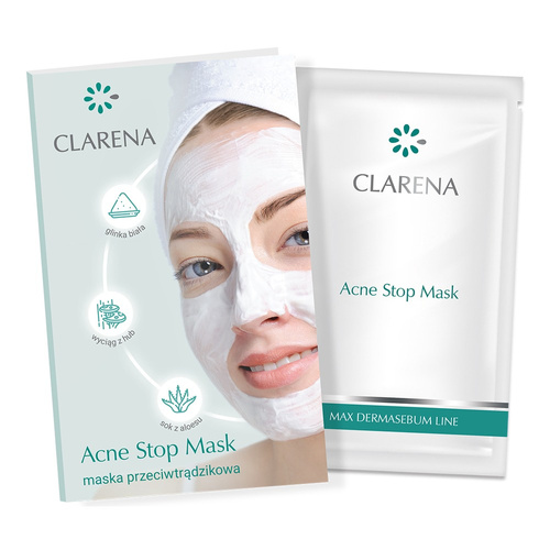 Clarena Acne Stop Mask Deeply Cleansing Mask 5ml