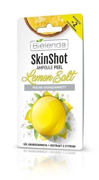 Bielenda Skin Shot Coarse Face Scrub with Lemon Salt for Combination Skin 8g