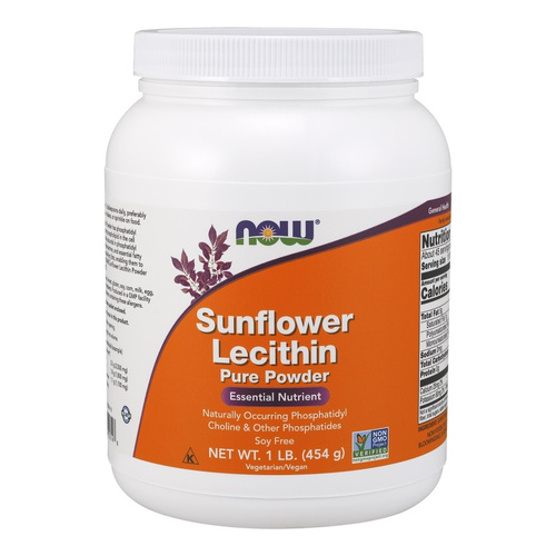 Now Foods Lecytyna z Nasion Słonecznika Pure Powder 454g