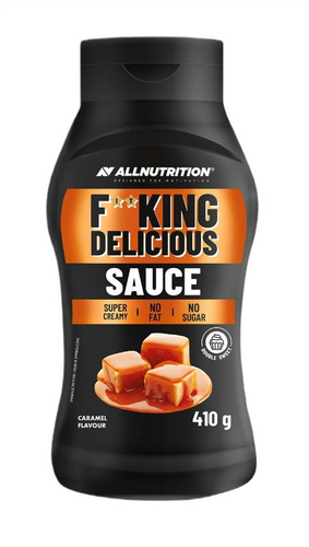AllNutrition Fitking Delicious Sauce Caramel Sweet Sauce Without Added Sugar and Fat 410g