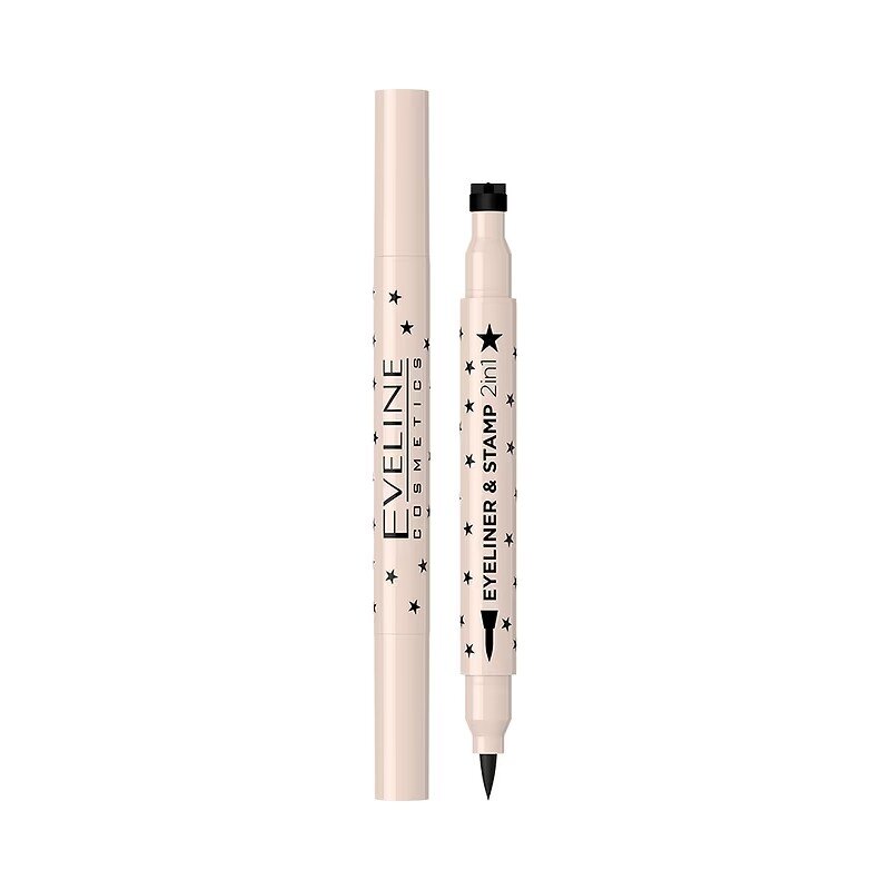 Eveline Eyeliner & Stamp 2w1 Eyeliner ze Stemplem 1 Sztuka