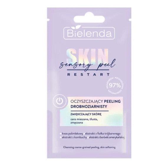 Bielenda Skin Restart Sensory Peel Oczyszczający Peeling Drobnoziarnisty dla Cery Tłustej 8g