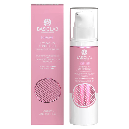 BasicLab Capillus Hydrating Conditioner Lightweight Volume and Shine 250ml