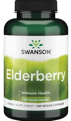 Swanson Elderberry for Immune System Support 120 Capsules