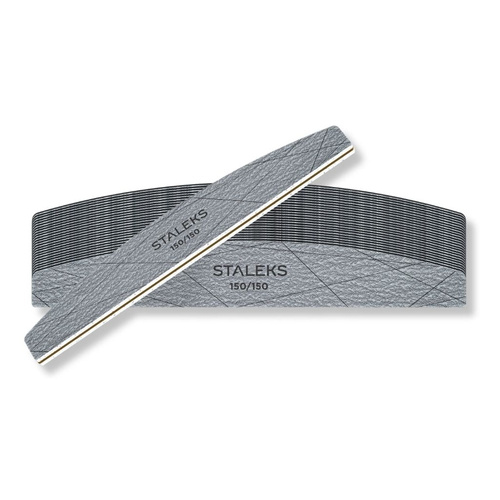 Staleks Smart 40 mineralne pilniki do paznokci w kształcie półksiężyca 150/150 25 szt.