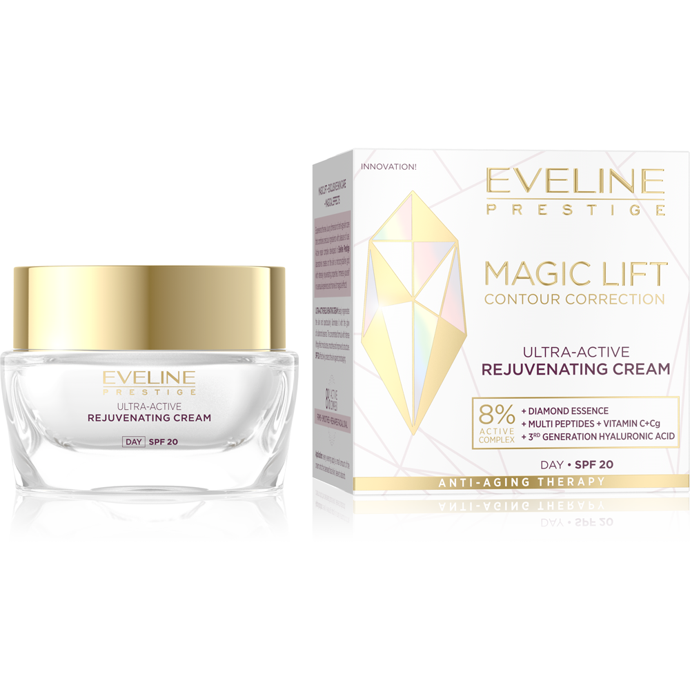 Eveline Magic Lift Ultra-Aktywny Krem Odmładzający z SPF20 na Dzień 50ml