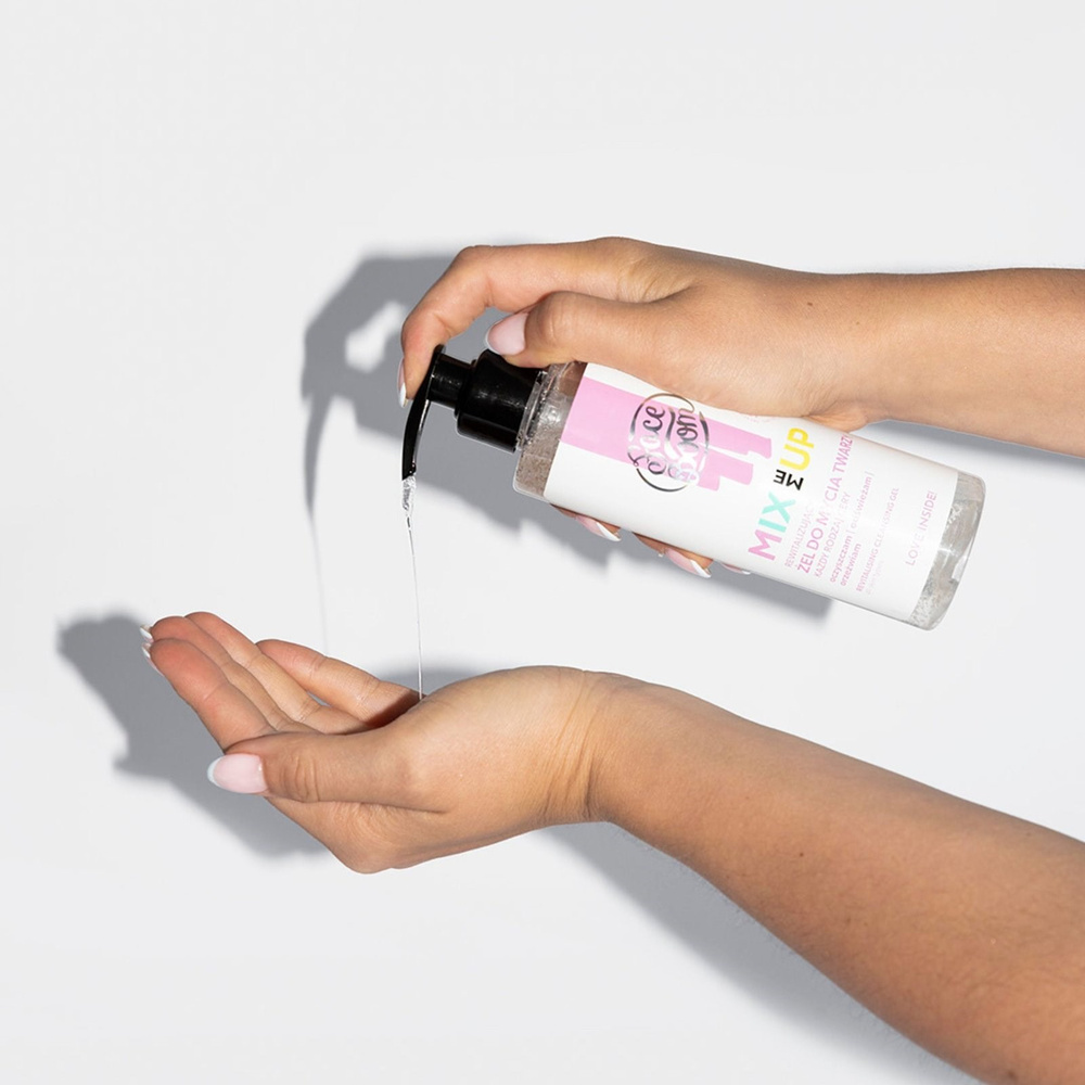 FaceBoom Mix Me Up Revitalizing Face Wash Gel for All Skin Types Vegan 195g