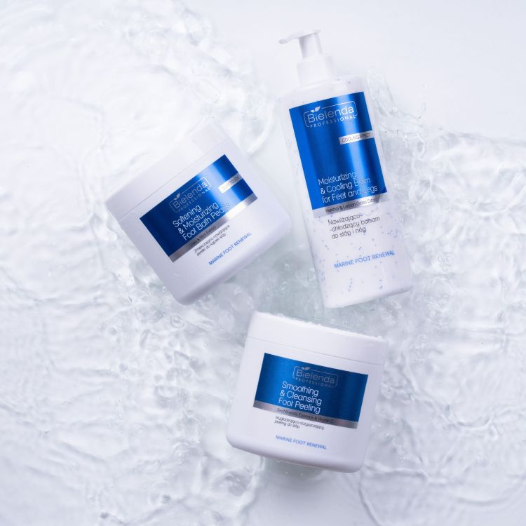 Bielenda Professional Marine Foot Renewal Moisturizing and Cooling Foot and Leg Lotion 500ml
